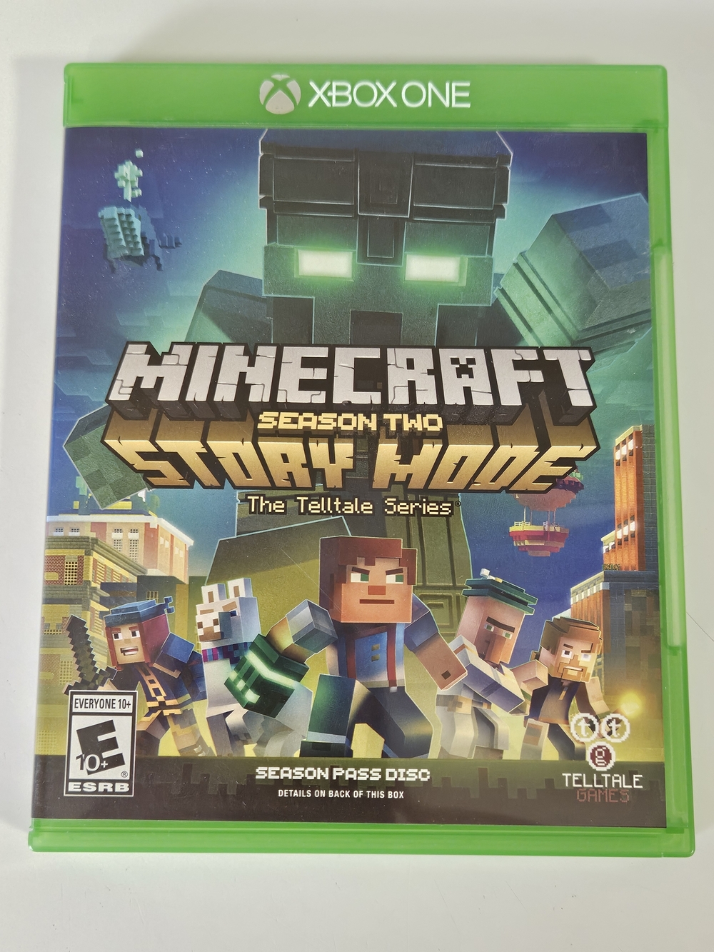 Minecraft: Story Mode Season Two The Telltale Series Microsoft Xbox One Case